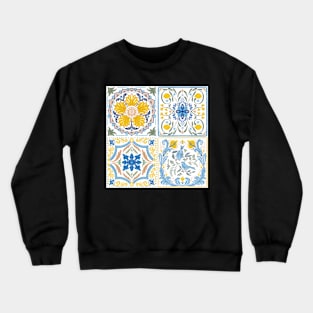 Italian villa tiles Crewneck Sweatshirt